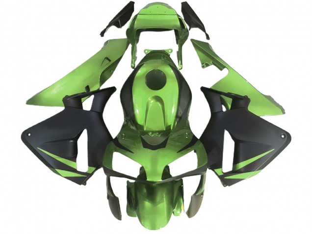 2003-2004 Lizard Green Matte Black Honda CBR600RR Motorcycle Fairings UK