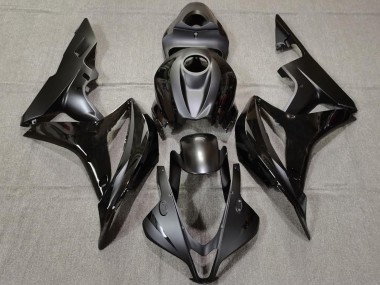 Buy 2007-2008 Glossy Black Matte Black Honda CBR600RR Motorcycle Fairings UK