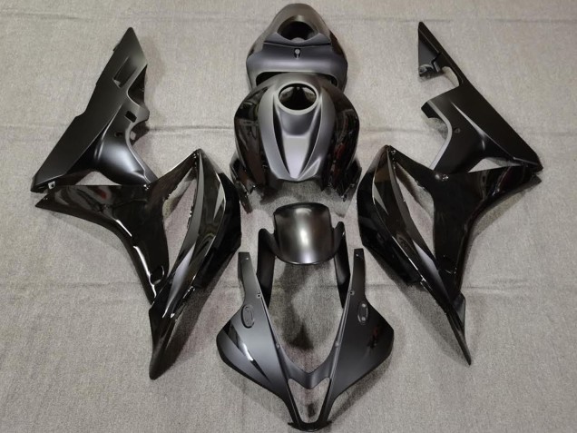 2007-2008 Glossy Black Matte Black Honda CBR600RR Motorcycle Fairings UK