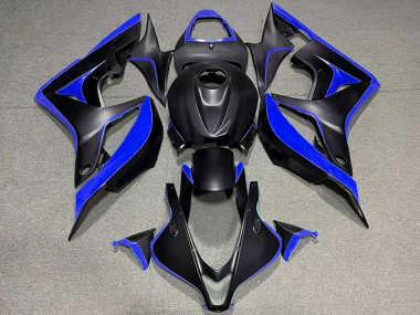Buy 2007-2008 Blue Matte Black Honda CBR600RR Motorcycle Fairings UK