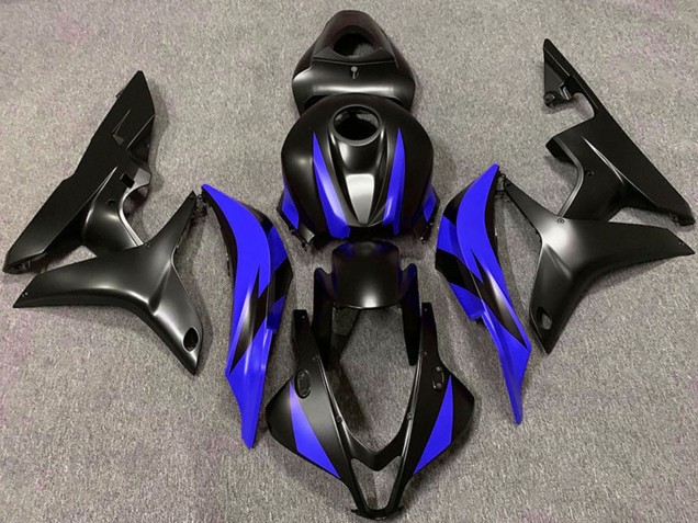 2007-2008 Blue Matte Black Honda CBR600RR Motorcycle Fairing UK