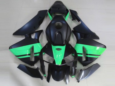 Buy 2005-2006 Matte Black Special Green Honda CBR600RR Motorcycle Fairings UK