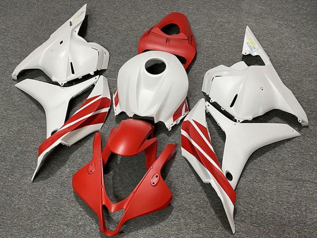 2009-2012 White Red Honda CBR600RR Motorcycle Fairings UK