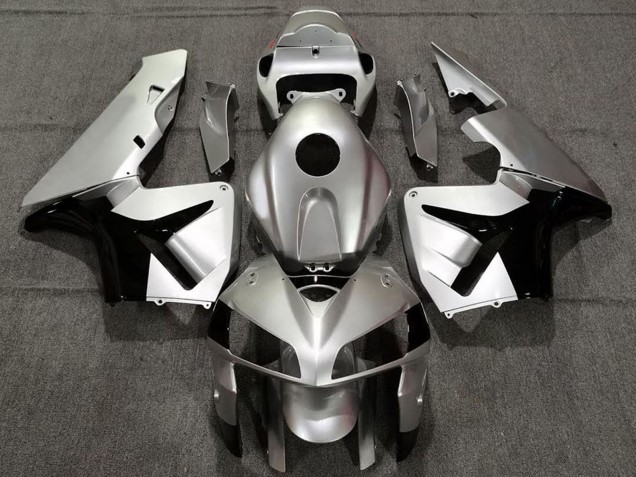2005-2006 Matte Silver and Black Honda CBR600RR Motorcycle Fairings UK