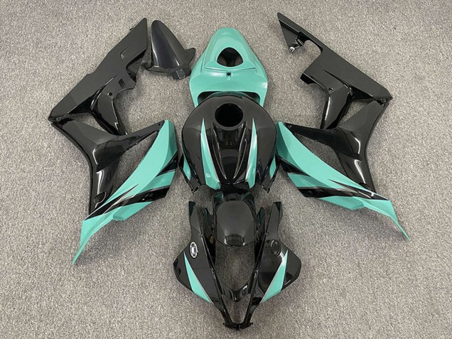 2007-2008 Mint Green Glossy Black Honda CBR600RR Motorcycle Fairings UK