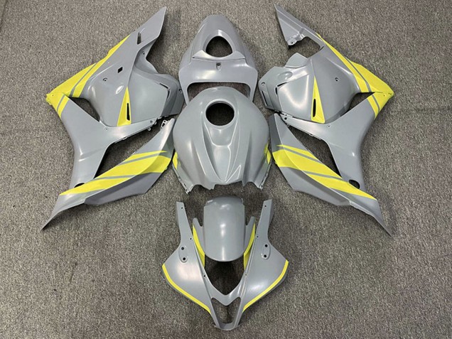 2009-2012 Nardo Grey Yellow Honda CBR600RR Motorcycle Fairings UK