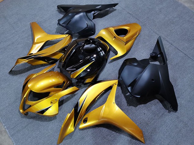 2009-2012 Gold Glossy Black Matte Black OEM Style Honda CBR600RR Motorcycle Fairings UK