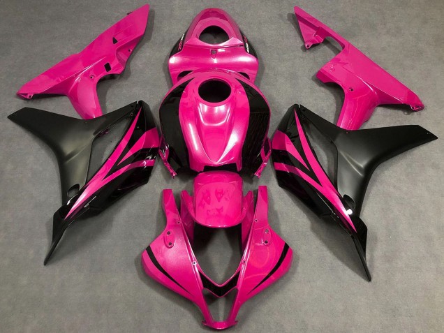 2007-2008 Pink Matte Black OEM Style Honda CBR600RR Motorcycle Fairings UK
