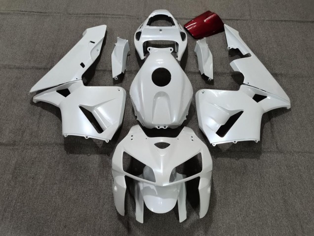 2005-2006 Pearl White Honda CBR600RR Motorcycle Fairings UK