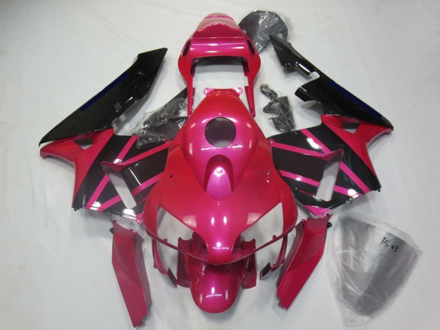 2003-2004 Pink Glossy Black Honda CBR600RR Motorcycle Fairings UK