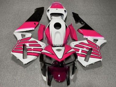 Buy 2005-2006 White Pink Wings Honda CBR600RR Motorcycle Fairings UK