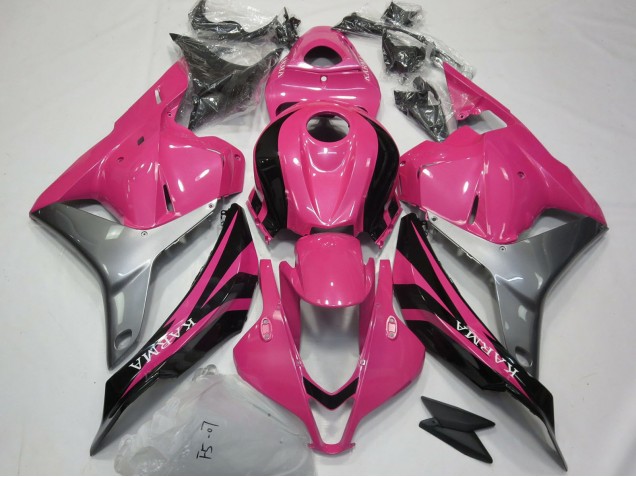 2009-2012 Silver Pink Glossy Black OEM Style Honda CBR600RR Motorcycle Fairings UK