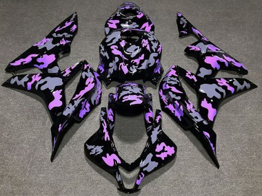 Buy 2007-2008 Purple Grey Camouflage Honda CBR600RR Motorcycle Fairings UK