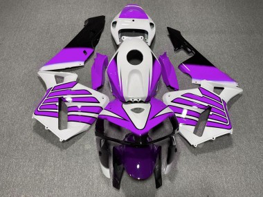 Buy 2005-2006 Purple and White Wings Honda CBR600RR Motorcycle Fairings UK