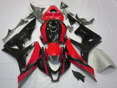 Buy 2007-2008 Red Glossy Black OEM Style Honda CBR600RR Motorcycle Fairings UK