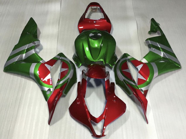 2007-2008 Red Green Captain America Honda CBR600RR Motorcycle Fairings UK