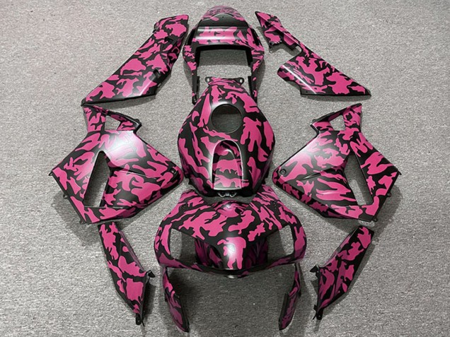 2003-2004 Red Black Camouflage Honda CBR600RR Motorcycle Fairings UK