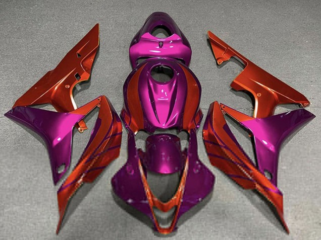 2007-2008 Violet Red Honda CBR600RR Motorcycle Fairings UK