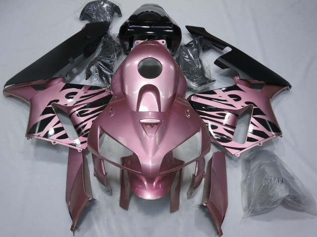 2005-2006 Rose Pink Flame Honda CBR600RR Motorcycle Fairings UK