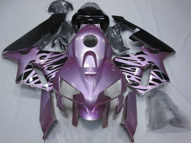 2005-2006 Rose Purple Flame Honda CBR600RR Motorcycle Fairings UK