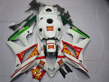Buy 2007-2008 White Red Green Yellow San Carlo Honda CBR600RR Motorcycle Fairings UK