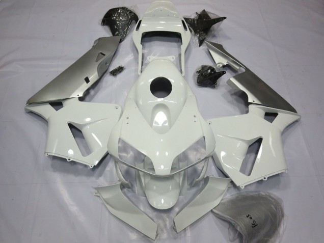 2003-2004 Silver White Honda CBR600RR Motorcycle Fairings UK