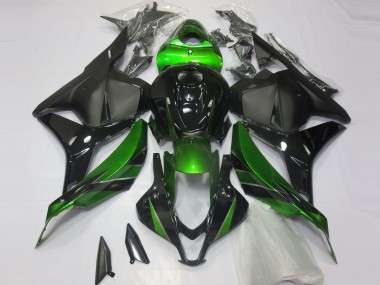 Buy 2009-2012 Green Glossy Black Matte Black Honda CBR600RR Motorcycle Fairings UK