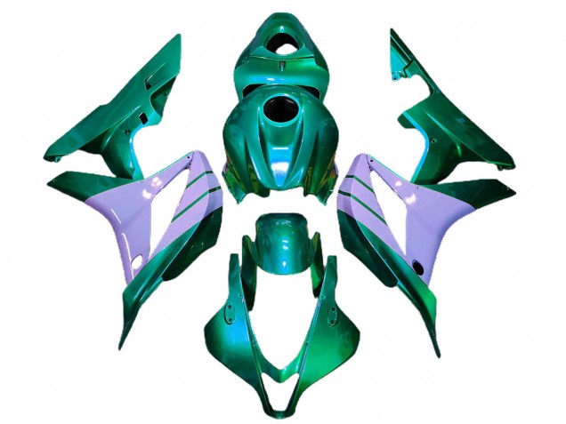 2007-2008 Turquoise Green Milky Purple Honda CBR600RR Motorcycle Fairings UK