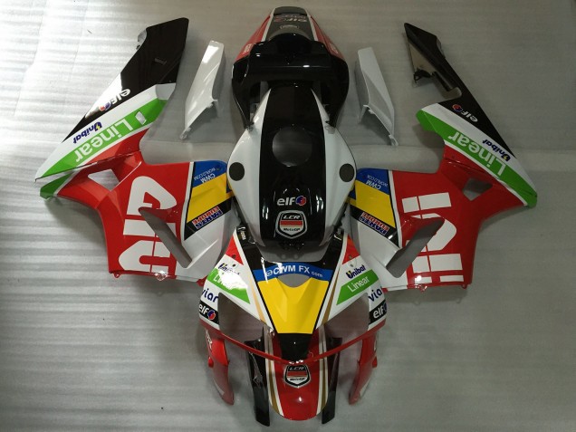 2005-2006 White Red Givi Honda CBR600RR Motorcycle Fairings UK