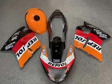 Buy 1996-2007 Orange White Red Glossy Black Repsol Honda CBR1100XX Motorcycle Fairings UK