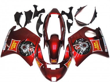 Buy 1996-2007 Red Yellow San Carlo Honda CBR1100XX Motorcycle Fairings UK