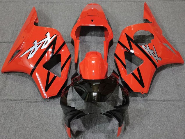 2002-2003 Red Glossy Black Stripe Honda CBR954RR Motorcycle Fairings UK