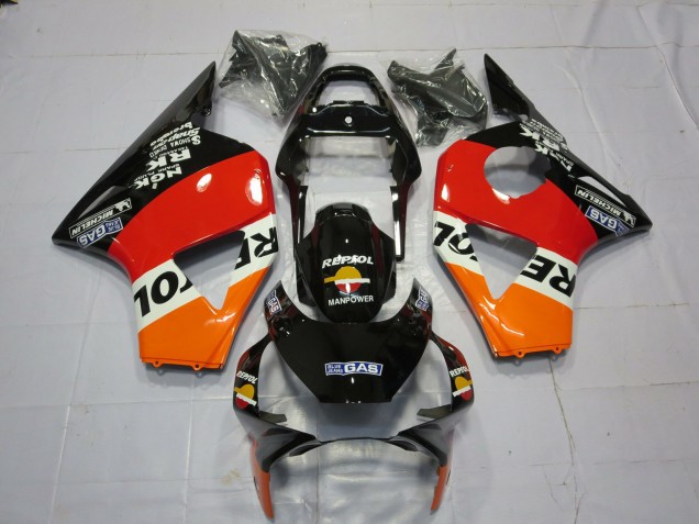 2002-2003 Orange White Red Black Repsol Honda CBR954RR Motorcycle Fairings UK
