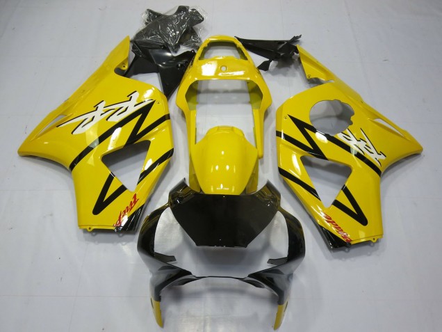 2002-2003 Yellow Glossy Black Honda CBR954RR Motorcycle Fairing UK