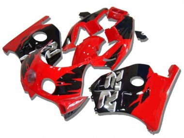 Buy 1990-1998 Red Glossy Black Silver RR Honda CBR250RR Motorcycle Fairings UK