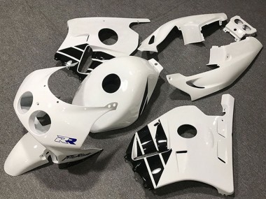 Buy 1990-1998 White Glossy Black Honda CBR250RR Motorcycle Fairings UK