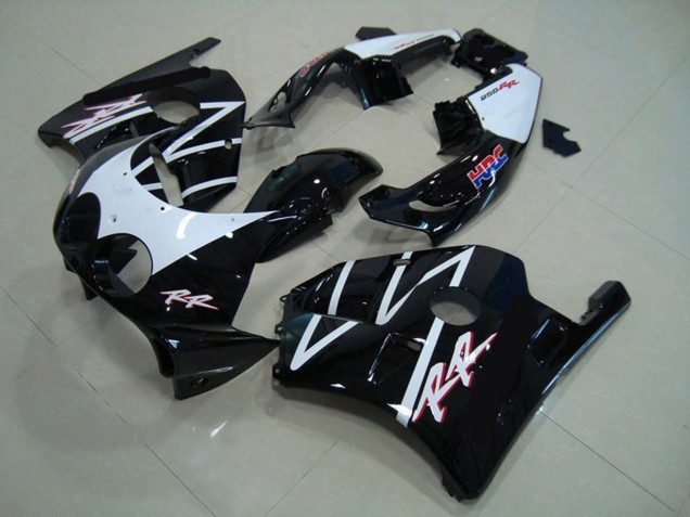 1990-1998 White Glossy Black HRC Honda CBR250RR Motorcycle Fairings UK