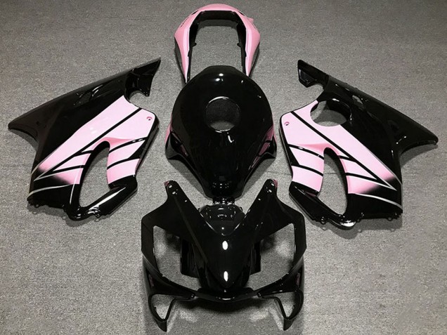 2004-2007 Pink Glossy Black Honda CBR600 F4i Motorcycle Fairings UK