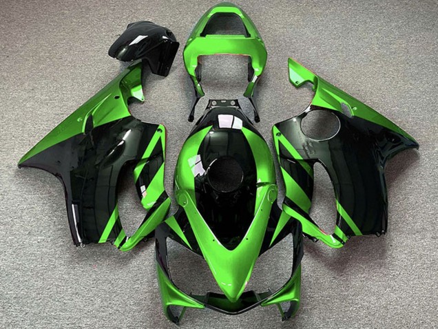 2001-2003 Green Glossy Black Honda CBR600 F4i Motorcycle Fairings UK