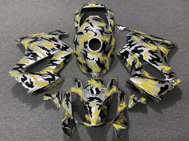 Buy 2002-2013 Yellow Camouflage Honda VFR 800 Motorcycle Fairings UK