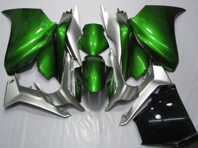 2010-2016 Silver Green Honda VFR 1200 Motorcycle Fairings UK