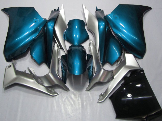 2010-2016 Silver Light Blue Honda VFR 1200 Motorcycle Fairings UK