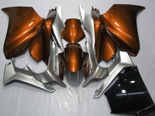 2010-2016 Silver Orange Honda VFR 1200 Motorcycle Fairings UK