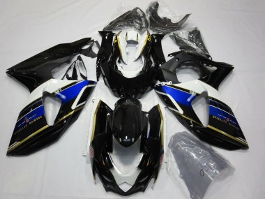 Buy 2009-2016 Blue White Gold Black Suzuki GSXR 1000 Motorcycle Fairings UK