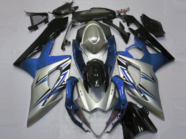 2005-2006 Blue Silver Black Suzuki GSXR 1000 Motorcycle Fairings UK