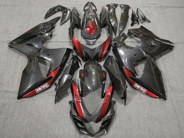 Buy 2009-2016 Carbon Fiber Red Suzuki GSXR 1000 Motorcycle Fairings UK