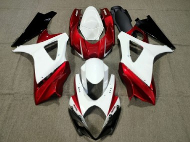 Buy 2007-2008 White Red Black Suzuki GSXR 1000 Motorcycle Fairing UK