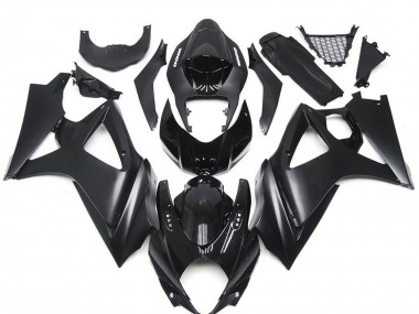 Buy 2007-2008 Glossy Black Matte Black Suzuki GSXR 1000 Motorcycle Fairing Kits UK