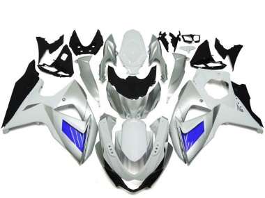 Buy 2009-2016 White Blue Suzuki GSXR 1000 Motorcycle Fairing UK