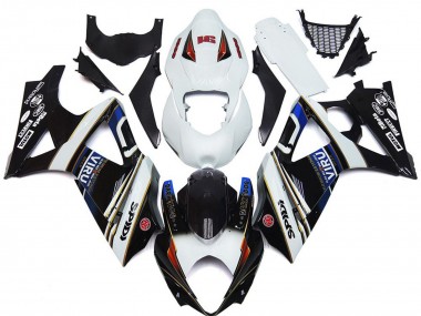 Buy 2007-2008 White Blue Red Black Viru Suzuki GSXR 1000 Motorcycle Fairings UK